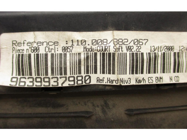 Přístrojová deska  Peugeot 406  9639937980  