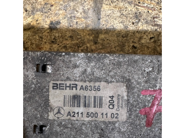 Интеркулер  A2115001102, A6356   Mercedes-Benz E W211 2.7