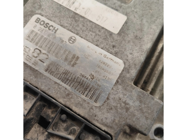 Řídící jednotka 9644157380, 0281010707   Peugeot 206 CC 2003