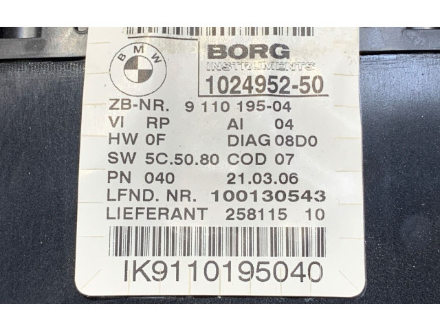 Přístrojová deska  BMW 1 E81 E87 2004 9110195  
