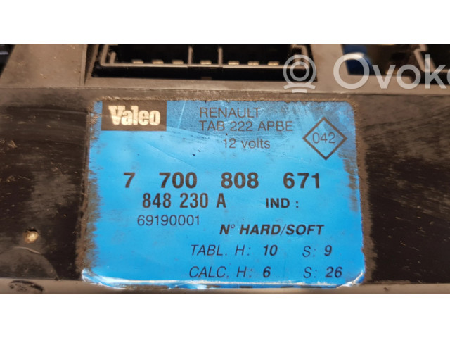 Блок управления климат-контролем 7700808671   Renault Safrane