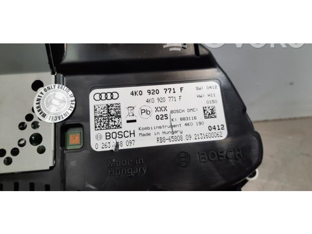 Přístrojová deska  Audi A7 S7 4K8 2022 4K0920771F  