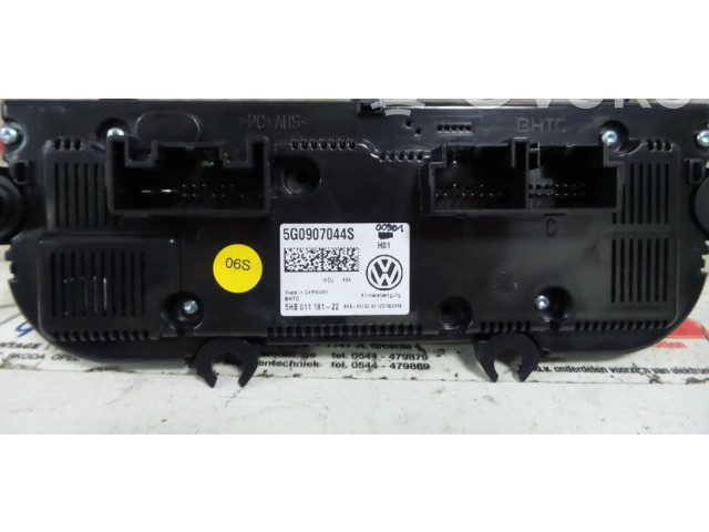 Блок управления климат-контролем 5G0907044S, 5G0907044AB   Volkswagen Golf VII