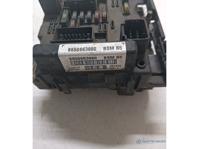   Pojistková skříňka 9650663880   Peugeot 307 CC 2002