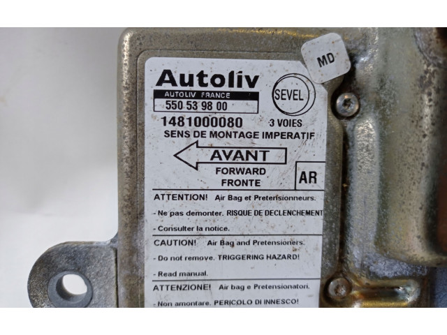 Блок подушек безопасности 550539800   Peugeot 3008 I