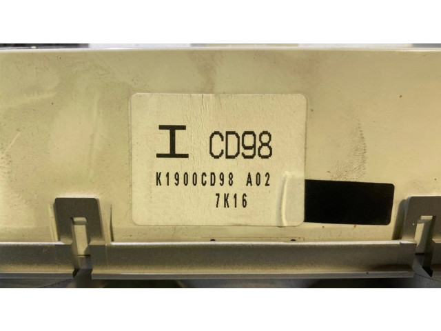 Блок управления климат-контролем K1900CD98, 7K16   Mazda 5