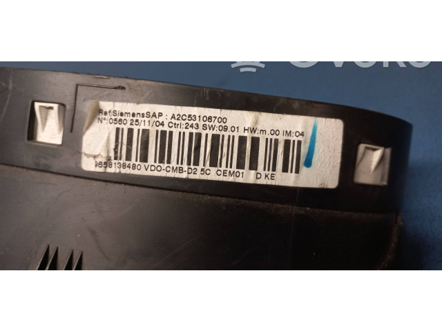 Přístrojová deska  Peugeot 407 2005 9658138480, A2C53106700  