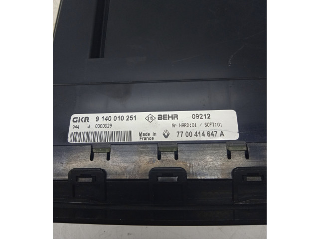 Блок управления климат-контролем 7700414647A   Renault Laguna I