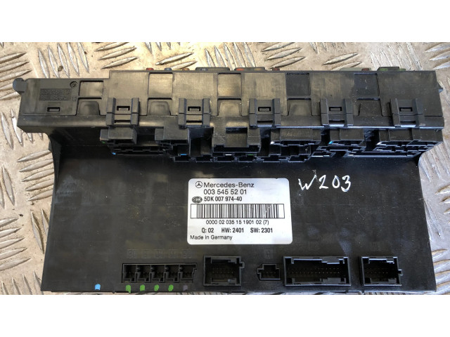 Блок комфорта 0035455201, 5DK00797440   Mercedes-Benz C W203   