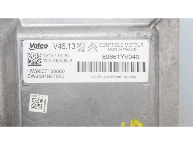 Řídící jednotka 89661YV040   Peugeot 107 2014