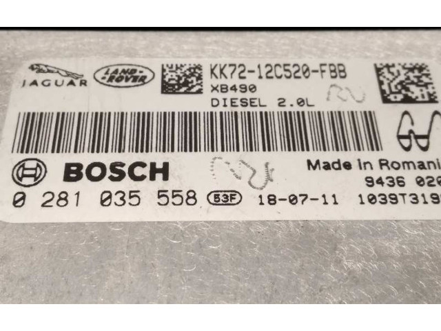 Řídící jednotka KK7212C520FBB, 0281035558   Land Rover Range Rover Velar 2019