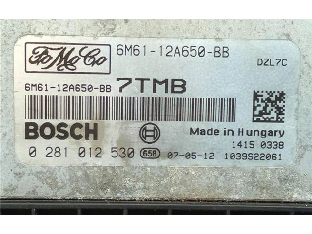 Блок управления 6M6112A650BB, 0281012530   Mazda MX-3