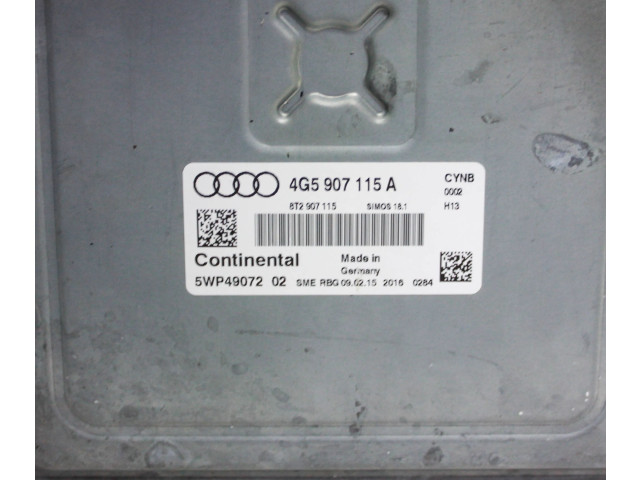 Блок управления двигателя 4G5907115A   Audi A6 S6 C7 4G