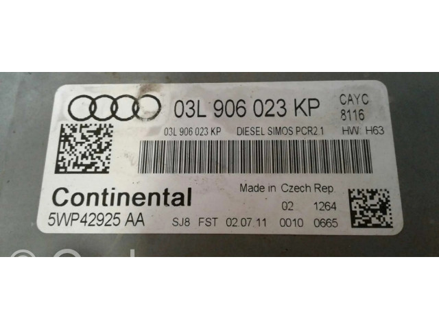 Блок управления двигателя 03L906023KP, 5WP42925AA   Audi A1