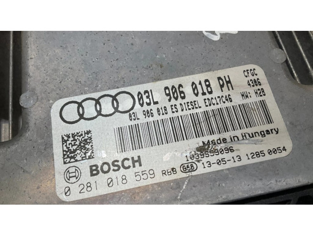 Řídící jednotka 03L906018ES, 03L906018PH   Audi Q3 8U 2016