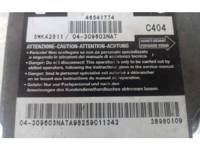 Блок подушек безопасности 46541774, CENTRALITAAIRBAG   Fiat Bravo - Brava
