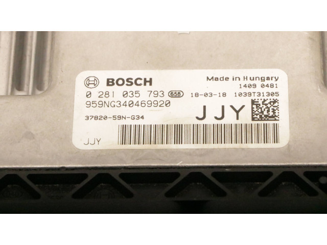 Řídící jednotka 0281035793   Renault Kangoo II 2018