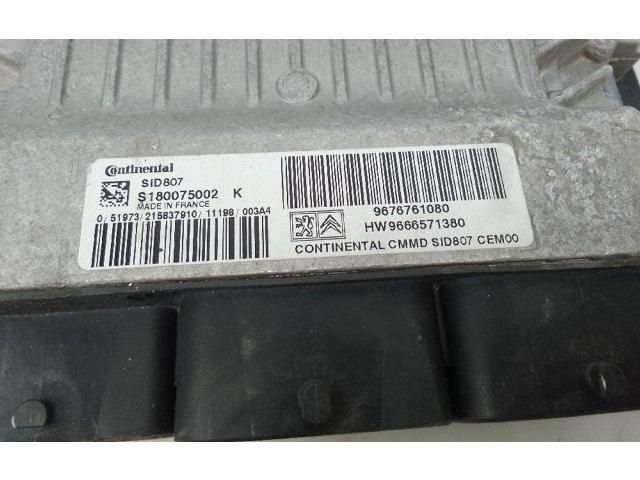 Řídící jednotka 9676761080   Peugeot 5008 2009