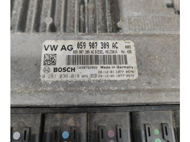 Řídící jednotka 059907309AC, 0281036018   Audi Q8 2021
