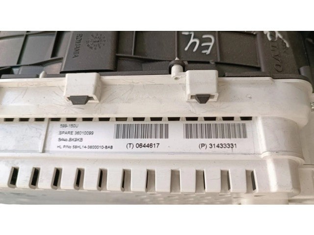 Přístrojová deska  Volvo V40 2013 31433331, 8644617  