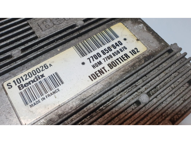 Блок управления коробкой передач 7700850840, S10120026A   Renault Clio I