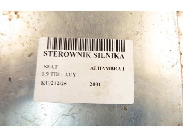 Řídící jednotka 0281010891, 038906019DQ   Seat Alhambra (Mk1) 2001