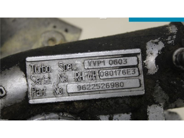  Турбина Peugeot Partner  0375C8, VVP10603   для двигателя RHY      