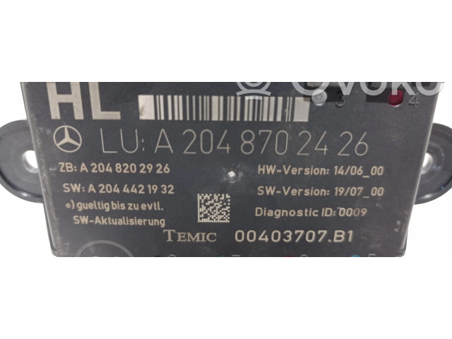 Řídící jednotka A2048702426   Mercedes-Benz CL C215 2009
