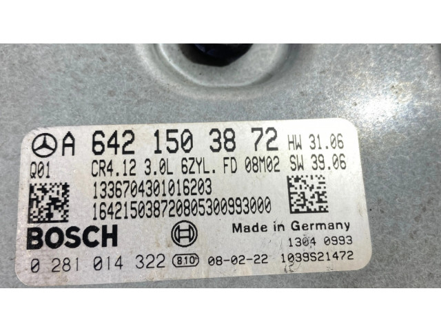 Řídící jednotka A6421503872, 0281014322   Mercedes-Benz CLS C219 2007