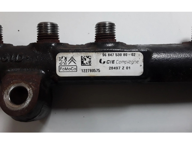 Vstřikovací lišta 9684753080   Peugeot 3008 I    9HD (DV6CTED) 