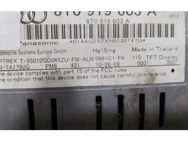 Дисплей    8T0919603A, 10PINES   Audi A4 Allroad