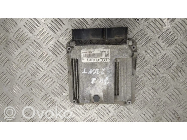 Блок управления двигателя 4E1910409D, 0281014617   Audi A8 S8 D3 4E