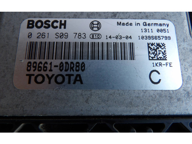 Řídící jednotka 896610DR80, 1039S65799   Toyota Yaris 2015