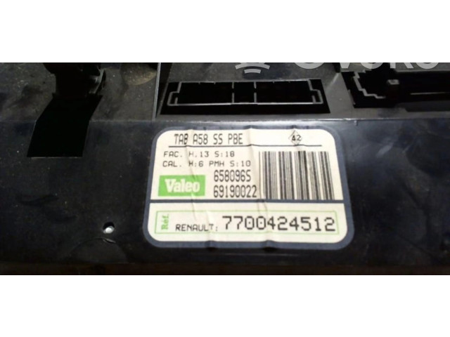 Блок управления климат-контролем 7700424512, 7700424512   Renault Safrane
