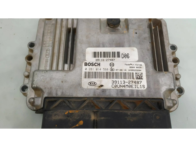 Řídící jednotka 0281014568, 3911327487   KIA Carens I 2005