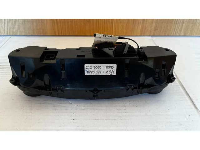Блок управления климат-контролем 2118300385   Mercedes-Benz E W211