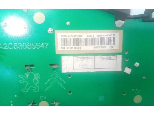 Přístrojová deska  Peugeot 207 2009 9666132380, 9666132380  