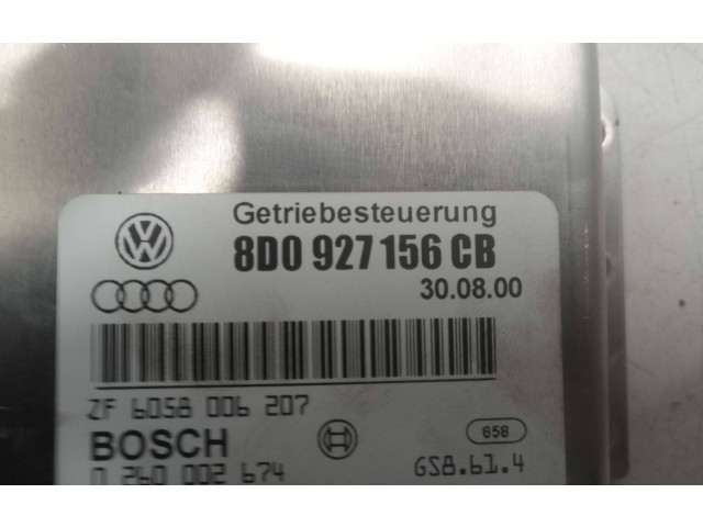 Блок управления коробкой передач 8D0927156CB, 6058006207   Audi A4 S4 B5 8D