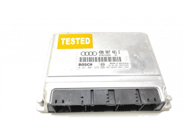 Блок управления двигателя 4B0907401E, 0281001833   Audi A4 S4 B5 8D