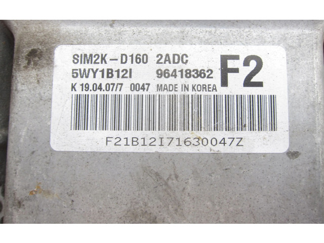 Блок управления 96418362, 5WY1B12I   Chevrolet Epica