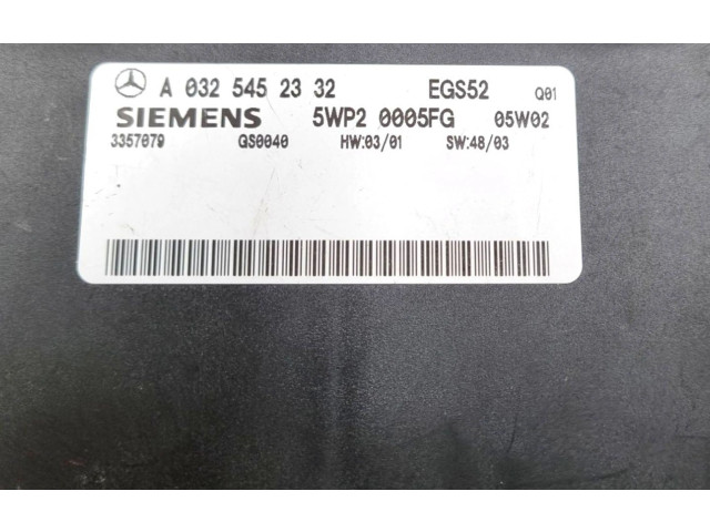 Блок управления коробкой передач 5WP20005FG, A0325452332   Mercedes-Benz CLK A209 C209