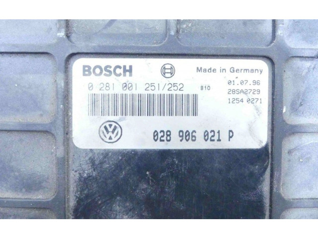 Řídící jednotka 0281001251, IMPRK1081087   Volkswagen Sharan 1996