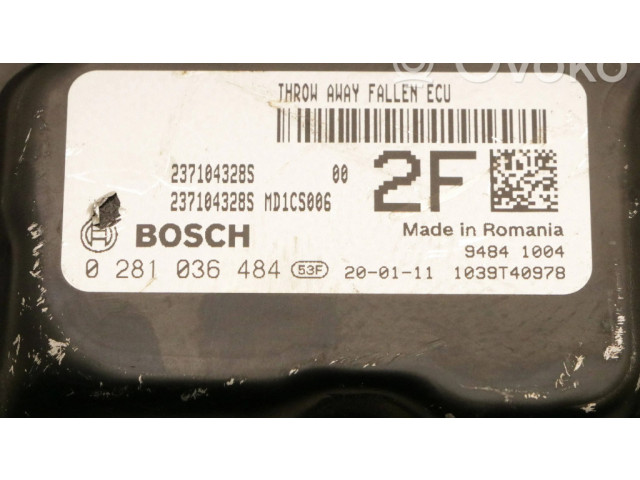 Řídící jednotka 0281036484   Dacia Logan II 2020