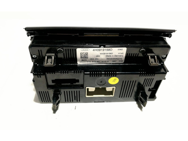 Блок управления климат-контролем 4H0919158D, 5HB01012735   Audi A8 S8 D4 4H