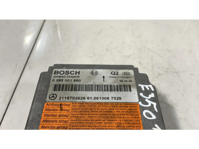 Блок подушек безопасности 0285001880   Mercedes-Benz E W211