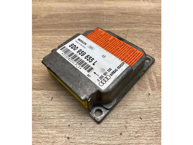Блок подушек безопасности 8D0959655L, 0285001305   Audi A4 S4 B5 8D