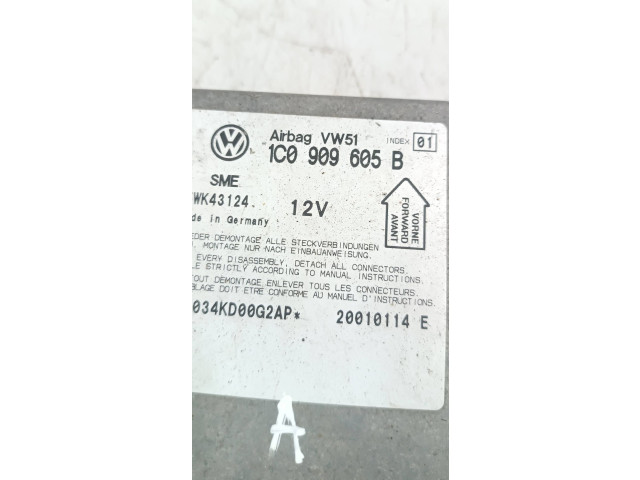 Блок подушек безопасности 1C0909605B, 20010114E   Volkswagen PASSAT B5.5