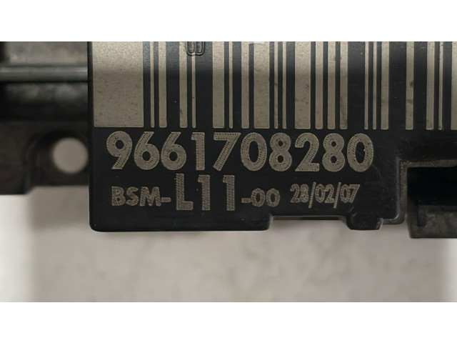 Pojistková skříňka Řídící jednotka BSM 9661708280, 9661708280   Peugeot 207 2006