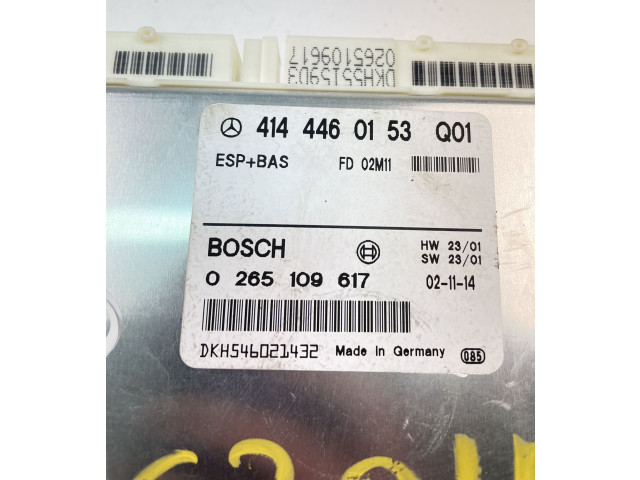 Řídící jednotka 4144460153, 0265109617   Mercedes-Benz Vaneo W414 2002
