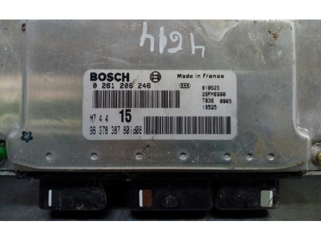 Řídící jednotka 9637838780, 0261206246   Peugeot 106 2001